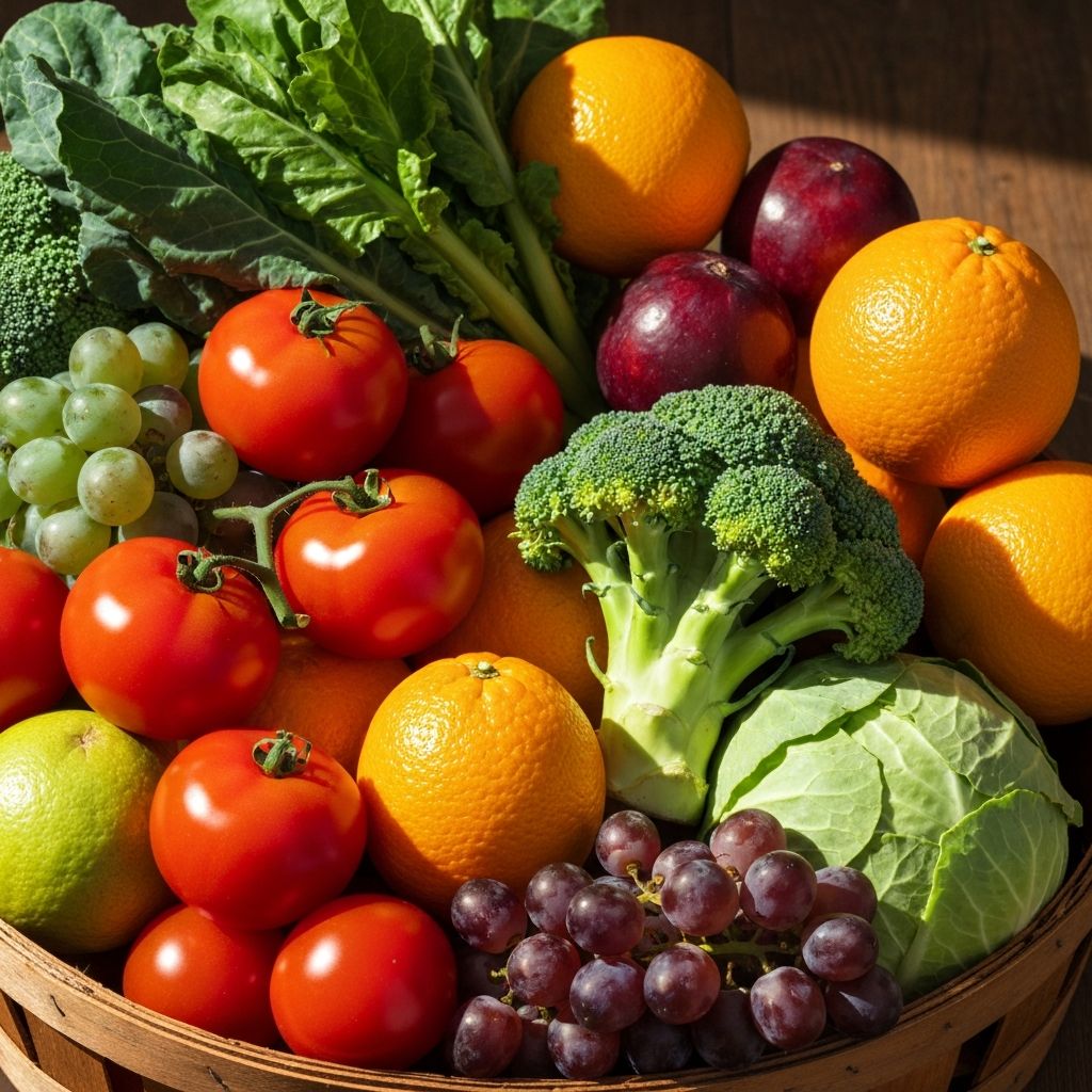 Vegetables and fruits in daily nutrition